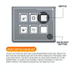 SP5106 RV Yacht Modified 5mm Film Touch 6-Bit Panel Switch