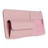 Multi-functional Car Sunshade Sunglasses ID Ticket Storage Bag Car Sun Visor Eyeglasses Case(Pink)