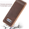 For Galaxy S10e Magnetic Shockproof PC + TPU + PU Leather Protective Case(Brown)