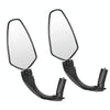 1 Pair WEST BIKING Bicycle Rearview Mirror Adjustable Mirror Mountain Bike Foldable Rearview Mirror(Long)