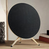 LP18 Creative Flying Saucer Portable Subwoofer Bluetooth Speaker with Tripod(Black)