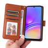 For Samsung Galaxy A06 4G BETOPNICE BN-005 2 in 1 Detachable Imitate Genuine Leather Phone Case(Brown)