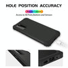 For Galaxy S20 Plus PC + Silicone Three-piece Shockproof Protection Case(Black)