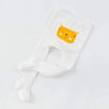Cartoon Cute Baby Girls Soft Cotton Tight Pantyhose, Size:M(White)
