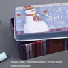 Tinplate Christmas Gift Box Holiday Gift Candy Storage Box(Pattern Random Delivery)