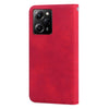 For Xiaomi Redmi Note 12 Pro Speed/Poco X5 Pro 5G Frosted Business Magnetic Horizontal Flip PU Phone Case(Red)