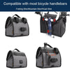 Rhinowalk RK9106 Foldable Outdoor Cycling Handlebar Bag Multifunctional Bike Bag(Full Black)