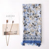 180 X 85cm  Women Cotton And Linen Scarf Retro Splicing Bohemian Printed Silk Shawl SL2003-009