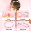 Beaded Educational Toys DIY Jewelry Material Set For Children 24 Grids Makato Pudding+M  Package