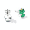 S925 Sterling Silver Little Frog Ear Stud Women Earrings