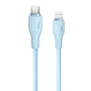 Baseus Pudding Series 20W Type-C to 8 Pin Fast Charging Data Cable, Length:2m(Blue)