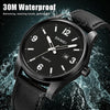 SKMEI 2067 Men Business Casual Style Outdoor 50M Waterproof Quartz Digital Wrist Watch(Silver)