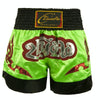 ZhuoAo Muay Thai/Boxing/Sanshou/Fighting Shorts for Men and Women, Size:XL(Pretty Green)