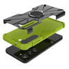 For Samsung Galaxy S23 5G Armor Bear Shockproof PC + TPU Phone Case with Ring(Green)