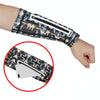 Sports Multi-Function Sunscreen Ice Sleeves with Zipper Pocket, Size: L(Technology Blue Short Version)