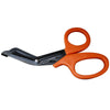 B-011 Outdoor Portable First Aid Canvas Elbow Scissors with Fine Teeth(Orange)