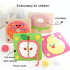 Montessori DIY Embroidery Board Kindergarten Children Cartoon Wool Stitching Material Kit, Style: Birthday Cake