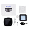 XJ-005 Car / Household Solar Energy Smart Touch Control Air Purifier Negative Ions Air Cleaner(Black)