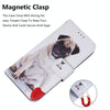 Pug Pattern Coloured Drawing Horizontal Flip Leather Case for Asus Zenfone Max (M1) ZB555KL, with Holder & Card Slots & Wallet