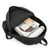 LIJIEBAO Retro Canvas Shoulder Bag Outdoor Casual Backpack Large Capacity Computer Bag(Army Green)