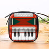 Children Holiday Gift Practical Coin Purse Retro Electrical Toy Bag 7cm x 7cm x 3cm(Piano)