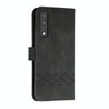 For LG Stylo 7 4G Cubic Skin Feel Flip Leather Phone Case(Black)