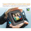 2.4" Smart Peephole Camera, 2MP HD, Motion Detection, 35-110mm Doors (Black)