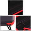 DOBE For Nintendo Switch Game Console Travel Carrying Storage Box Zipper Protective Bag Holder Shell, Size: 26.0 x 12.5 x 4.0cm(Black + Red)