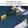 WK WDC-190i Mech Series 2.4A USB to 8 Pin Fast Charge Data Cable, Length: 1m(Yellow)