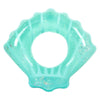 Shell Shape Inflatable Swimming Ring Lifesaving Ring Axillary Ring, Size: M,80x90cm(Blue)
