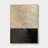 Solid Wood Inner Frame Living Room Painting Wall Decoration Painting, Size: 30x40cm(C)