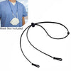 10pcs Mask Anti-lost Adjustable Lanyard and Ear Hook(Black)