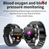 ET482 1.43 inch AMOLED Screen Sports Smart Watch Support Bluetooth Call /  ECG Function(Brown Leather Band)