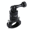 PULUZ 360 Degree Rotation Bike Aluminum Handlebar Adapter Mount with Screw for GoPro, Insta360, DJI and Other Action Cameras(Black)