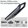 Wireless 3300Pa Car Vacuum Cleaner Handheld High Power Small Vacuum Cleaner