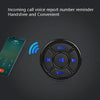 Car Mobile Phone Remote Control Bluetooth Wireless Multimedia Button Remote Control Music Playback Selfie, Colour: Black With Buckle
