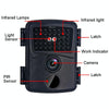 PR600B 20MP 1080P HD Infrared Camera Outdoor Hunting Camera 38 Infrared Light Monitoring Camera