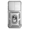 For Samsung Galaxy S24 FE 5G Sliding Camshield Holder Phone Case(Silver)