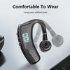 V9S Bluetooth Headset Noise Cancelling Headphones With LED Display(Black Single Ear)