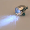 3 LED Retro Bicycle Headlight Night Riding Safety Warning Light(Silver)