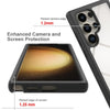 For Samsung Galaxy S24 Ultra 5G Starry Sky Solid Color Series PC + TPU Phone Case with PET Film(Black)