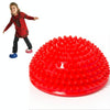 Hemisphere Balance Stepping Stones Durian Spiky Massage Ball Sensory Integration Indoor Outdoor Games Toys for Kids Children(Red)