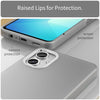 For Samsung Galaxy A06 4G Frosted Translucent TPU Hybrid PC Full Coverage Phone Case(White)