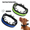 Dog Training Chain Collar, Medium, Green - Anti-Burst, Durable Polyester