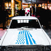D-778 American Flag Pattern Car Modified Decorative Sticker(Blue)