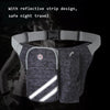 Outdoor Running Sports Nylon Waist Bag Cycling Mountaineering Water Bottle Bag(Blue)