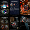 HT22 1.46 inch Smart Sport Watch, Support Bluetooth Call / Sleep / Heart Rate / Blood Pressure Health Monitor(Orange)