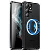 For Samsung Galaxy S25 Ultra 5G MagSafe Magnetic Frosted Metal Phone Case(Black)