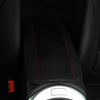 32x19cm PU Carbon Fiber Leather Central Armrest Box Cover Anti-slip Pad(Black)