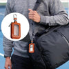 Car Remote Control Universal Visible Zipper Key Case(Yellow)